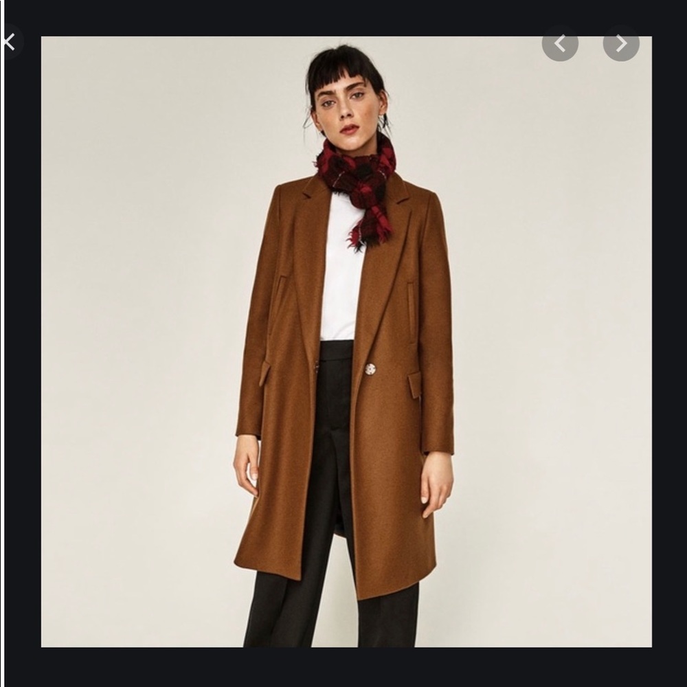 Zara camel coat